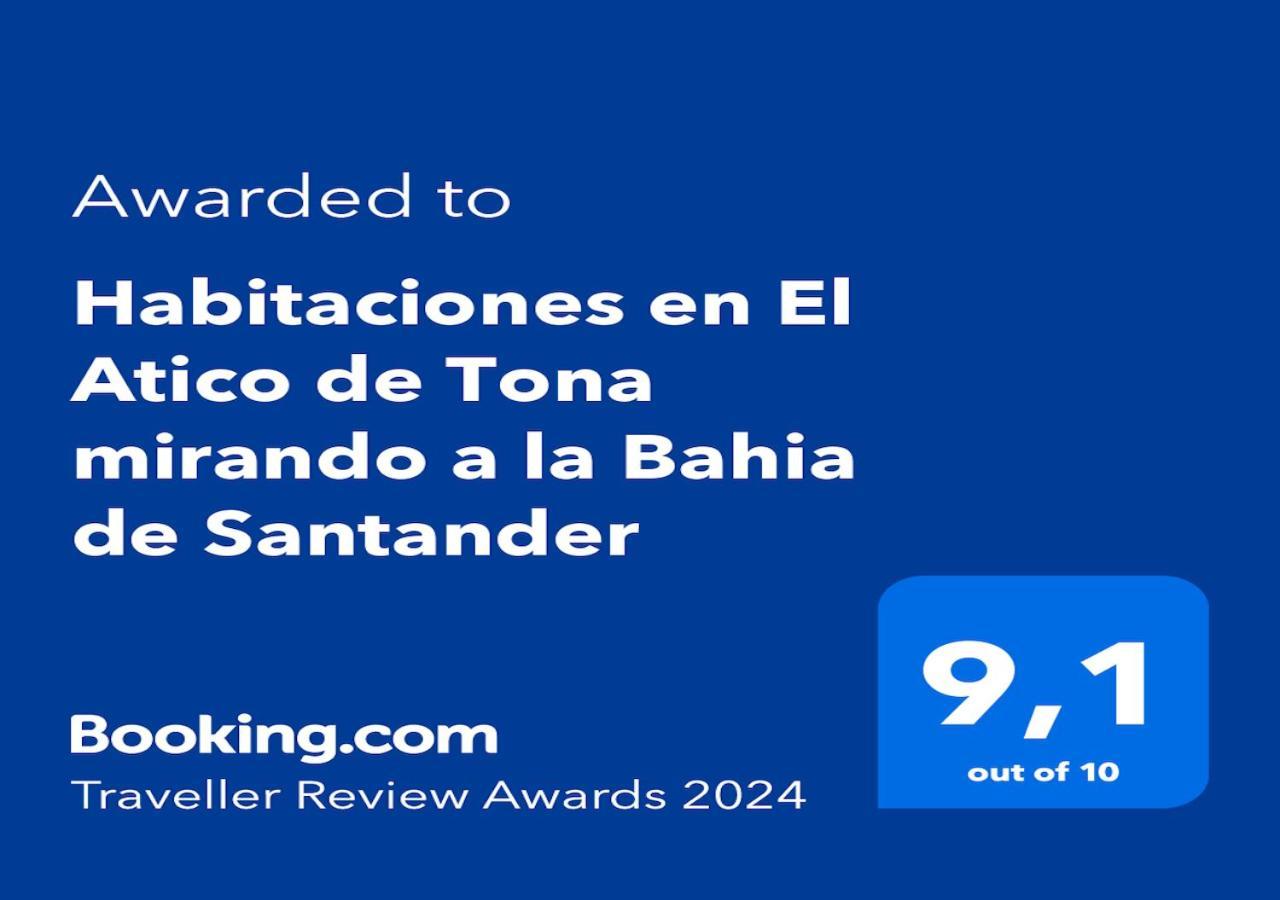 Habitaciones En El Atico De Tona Mirando A La Bahia De 桑坦德 外观 照片