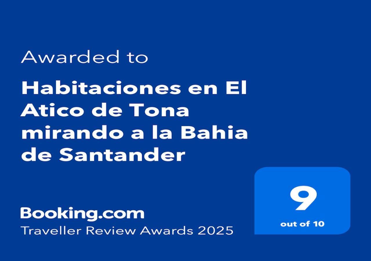 Habitaciones En El Atico De Tona Mirando A La Bahia De 桑坦德 外观 照片